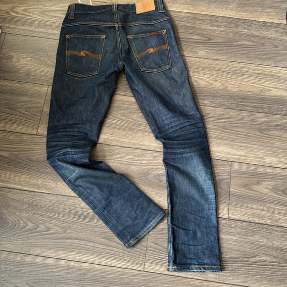 Japanese brand Nudie Jeans Slim Jim Vintage Mens Denim Pants Jeans Size 30 - Picture 6 of 12